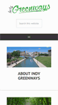 Mobile Screenshot of indygreenways.org