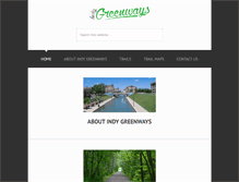 Tablet Screenshot of indygreenways.org